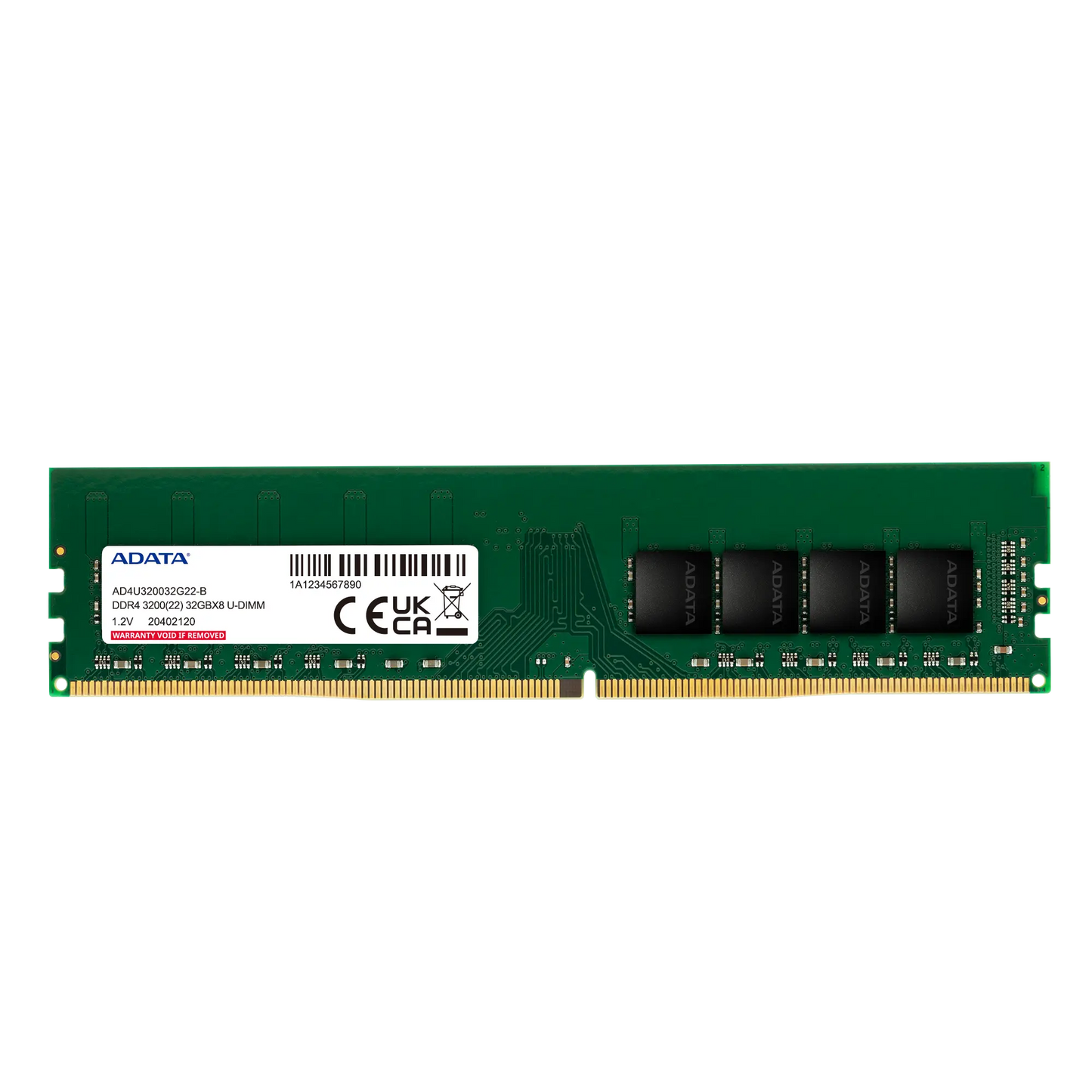 ADATA Premier 32GB DDR4 RAM 3200MHz CL22 U-DIMM Desktop Memory Module