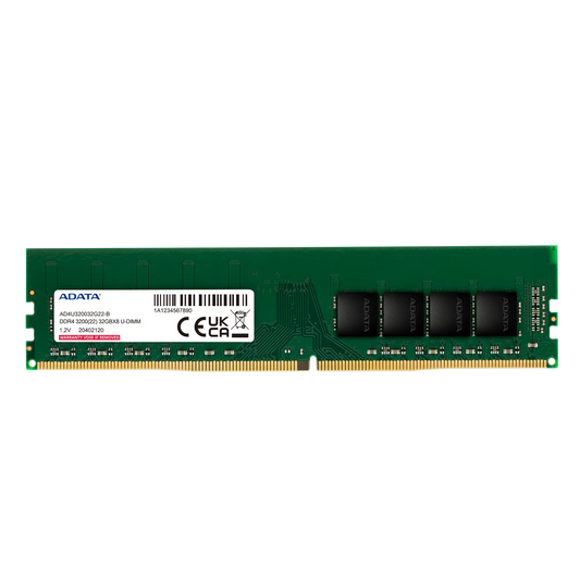 ADATA Premier 32GB DDR4 RAM 3200MHz CL22 U-DIMM Desktop Memory Module