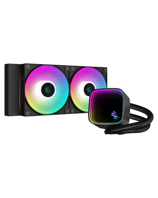 Deepcool LS520 SE 240mm ARGB All in one CPU Liquid Cooler - Black