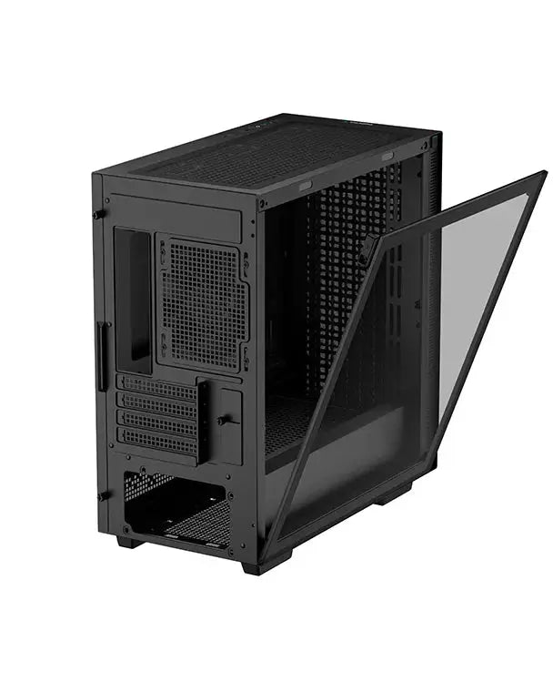 Deepcool CH370 Minimalistic M-ATX Tempered Glass Side Panel Mini-Tower Cabinet - Black