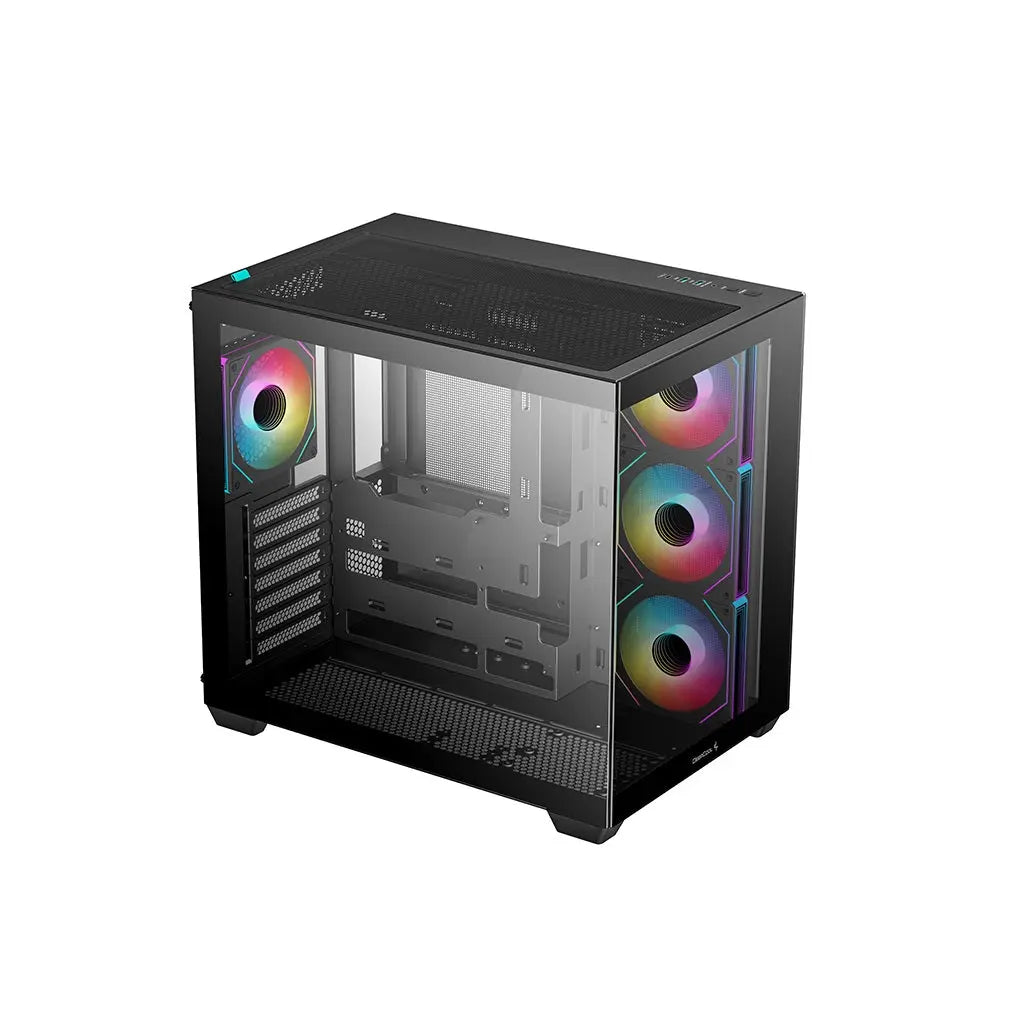 DeepCool CG530 4F Tempered Glass ATX Mid Tower Cabinet-Black