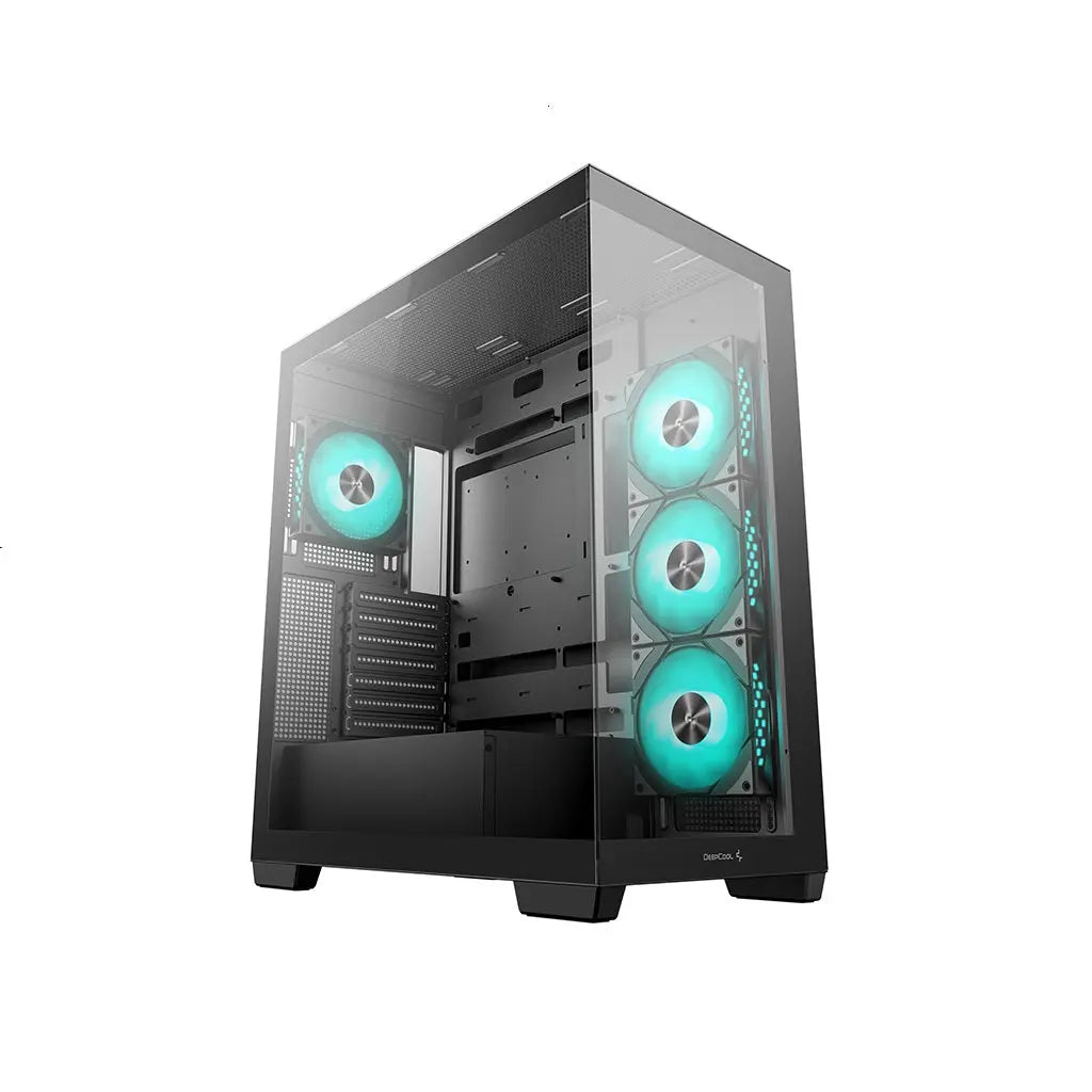 DeepCool CG580 4F Tempered Glass ATX Mid Tower Cabinet-Black