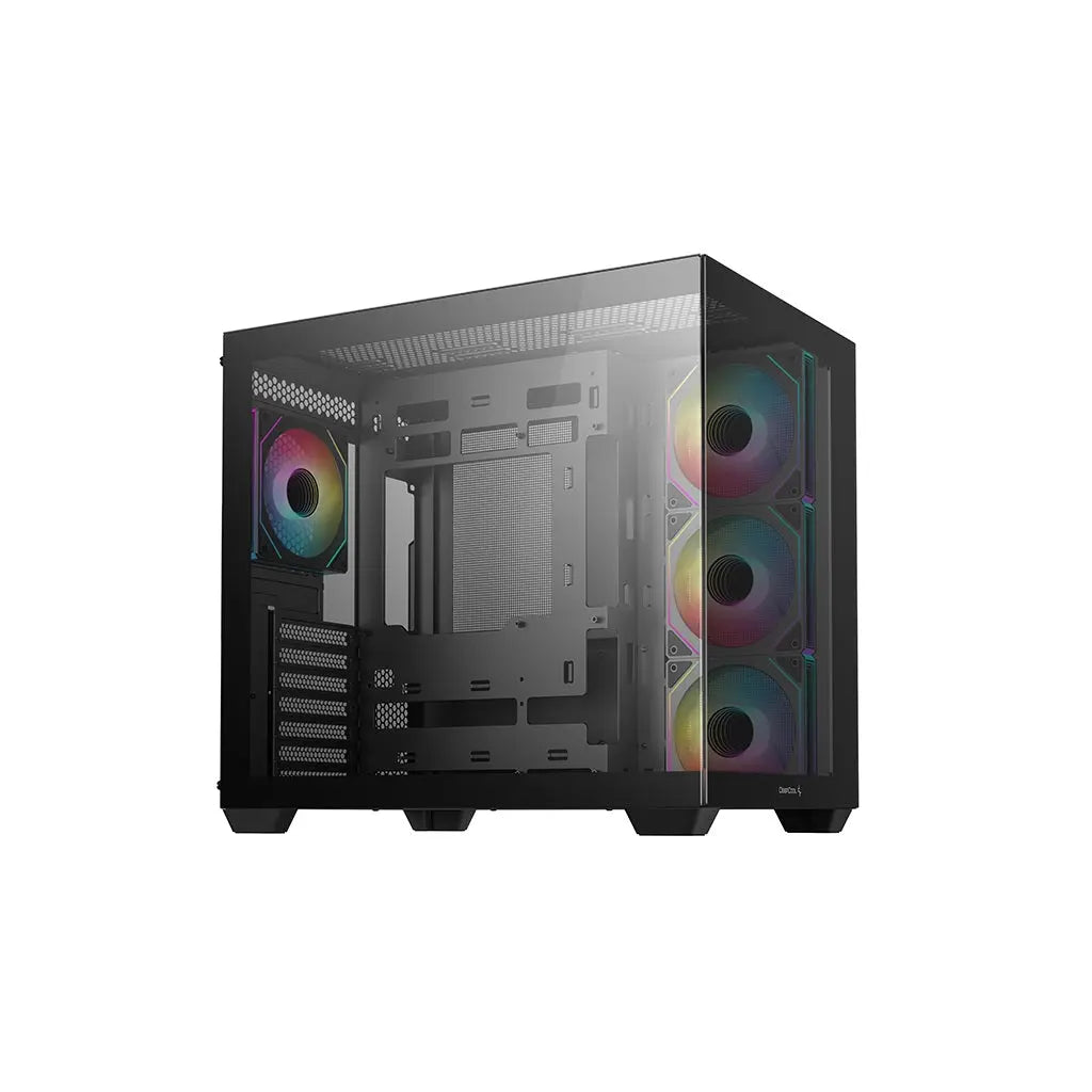 DeepCool CG530 4F Tempered Glass ATX Mid Tower Cabinet-Black