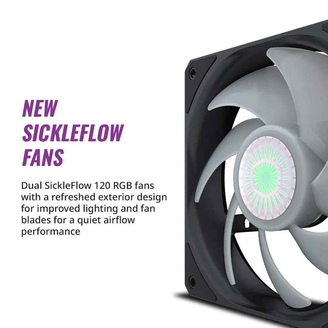 Cooler Master MasterLiquid ML240L 240mm RGB V2 CPU Liquid Cooler with Dual SickleFlow Silent Fan