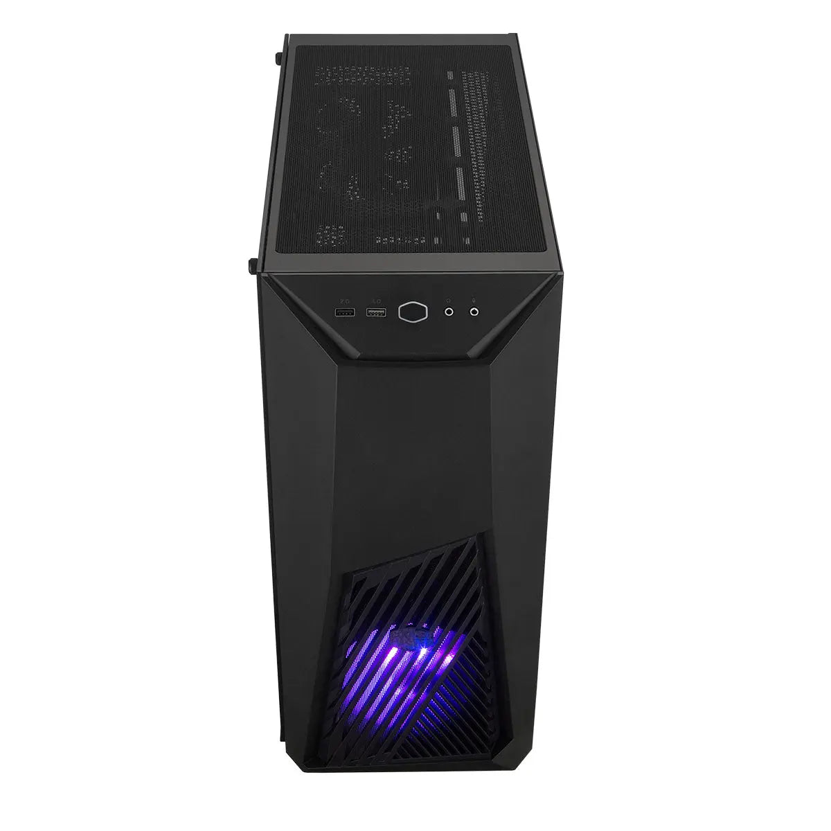 Cooler Master K501L RGB V2 Mid Tower Gaming Case with Pre-Installed RGB Fan PSU Shroud and Tempered Glass Side Panel