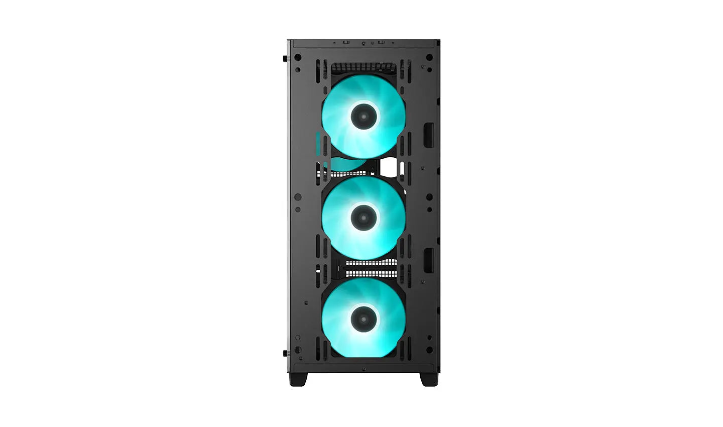 DEEPCOOL MATREXX CC560 Tempered Glass Window ATX Mid Tower Cabinet Four Pre-Installed LED Fans
