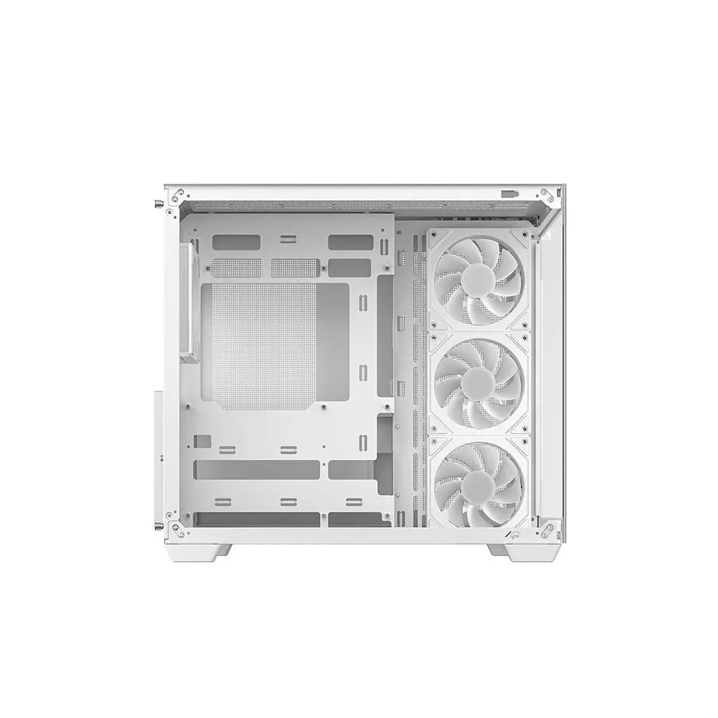 DeepCool CG530 4F Tempered Glass ATX Mid Tower Cabinet-White