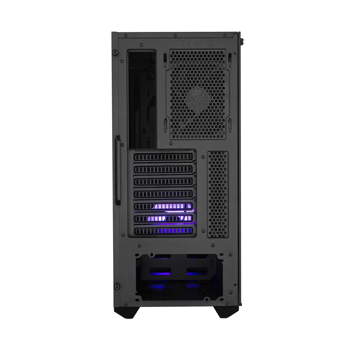 Cooler Master K501L RGB V2 Mid Tower Gaming Case with Pre-Installed RGB Fan PSU Shroud and Tempered Glass Side Panel
