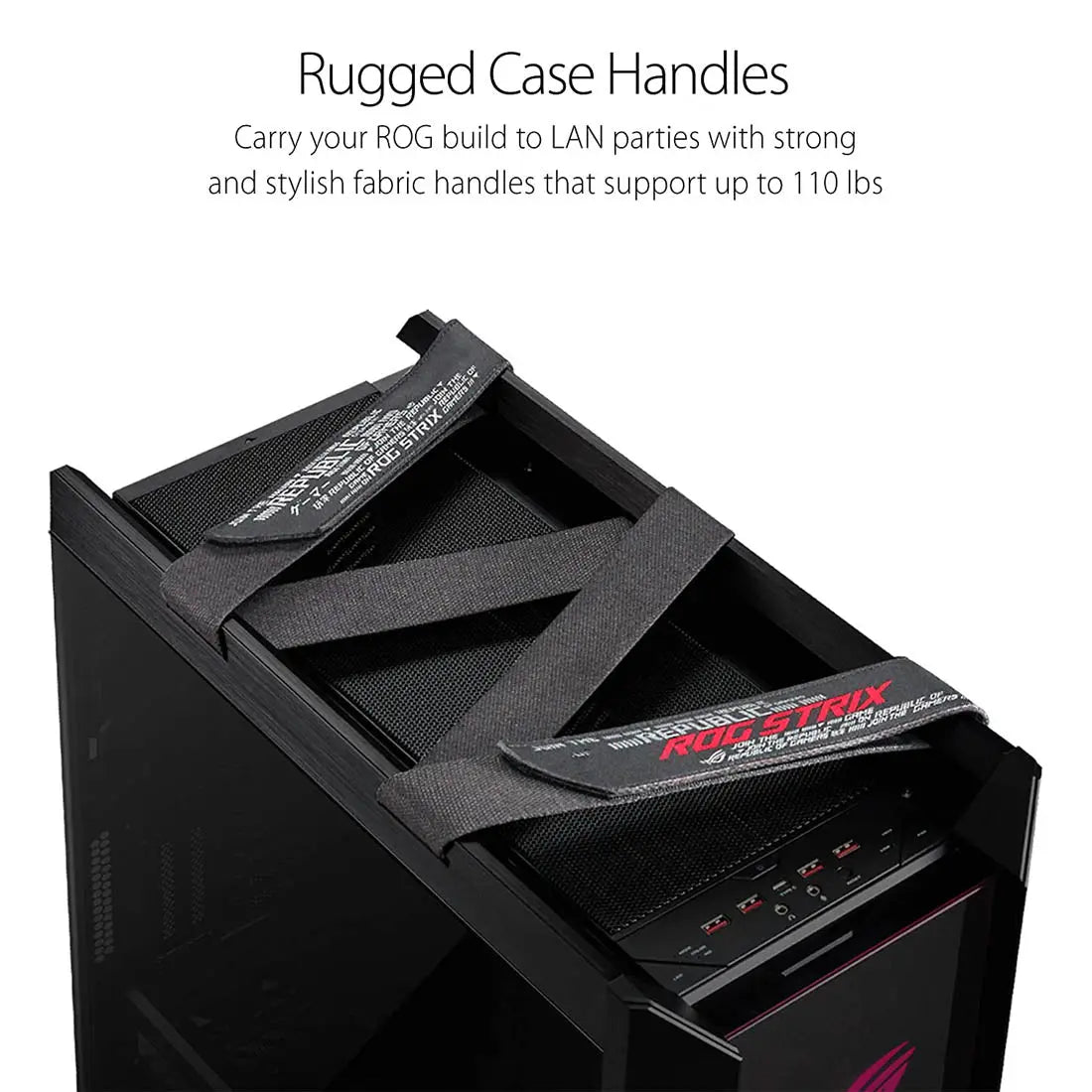 Asus ROG Strix Helios GX601 RGB Mid-Tower Cabinet with 4 Pre-Installed 140mm Fans and Gen 2 USB-C
