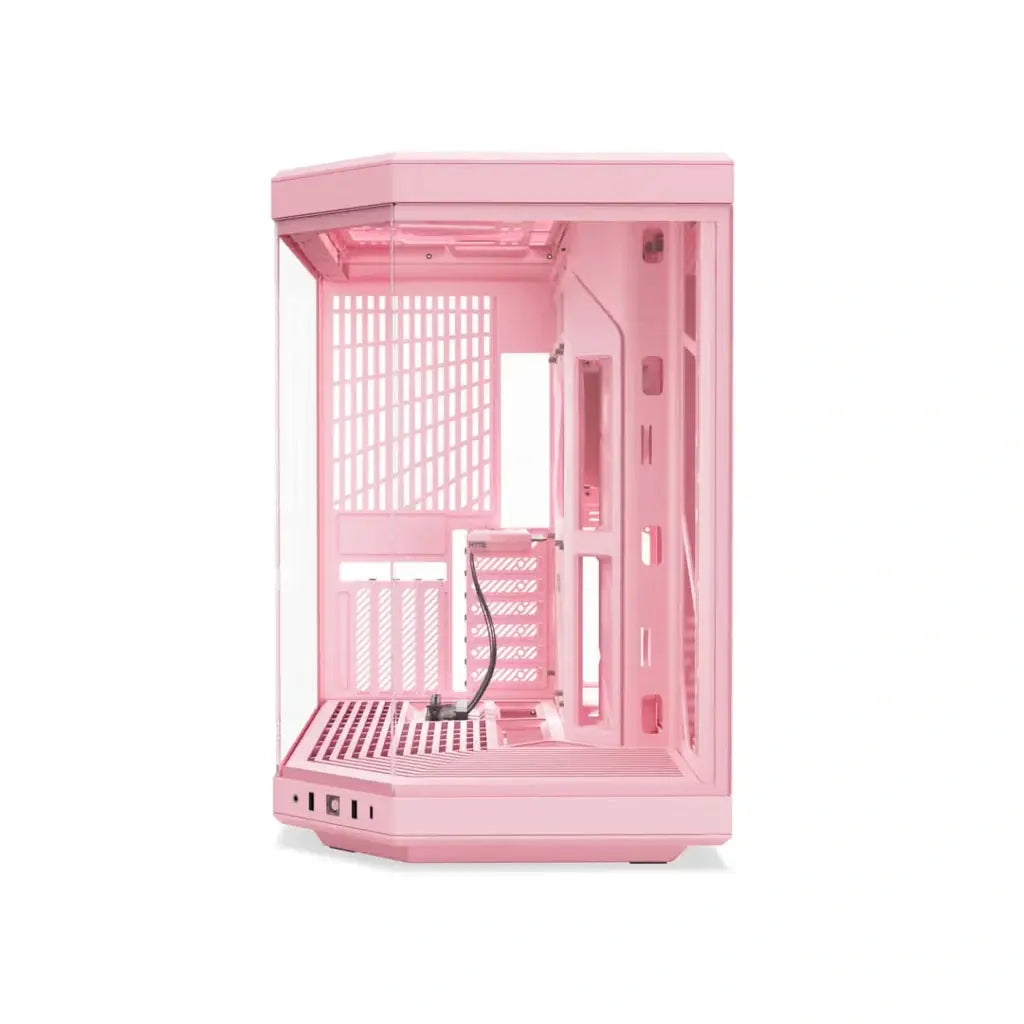 HYTE Y70 Mid-Tower PC ATX Case with Modern Aesthetic Case-Strawberry Milk