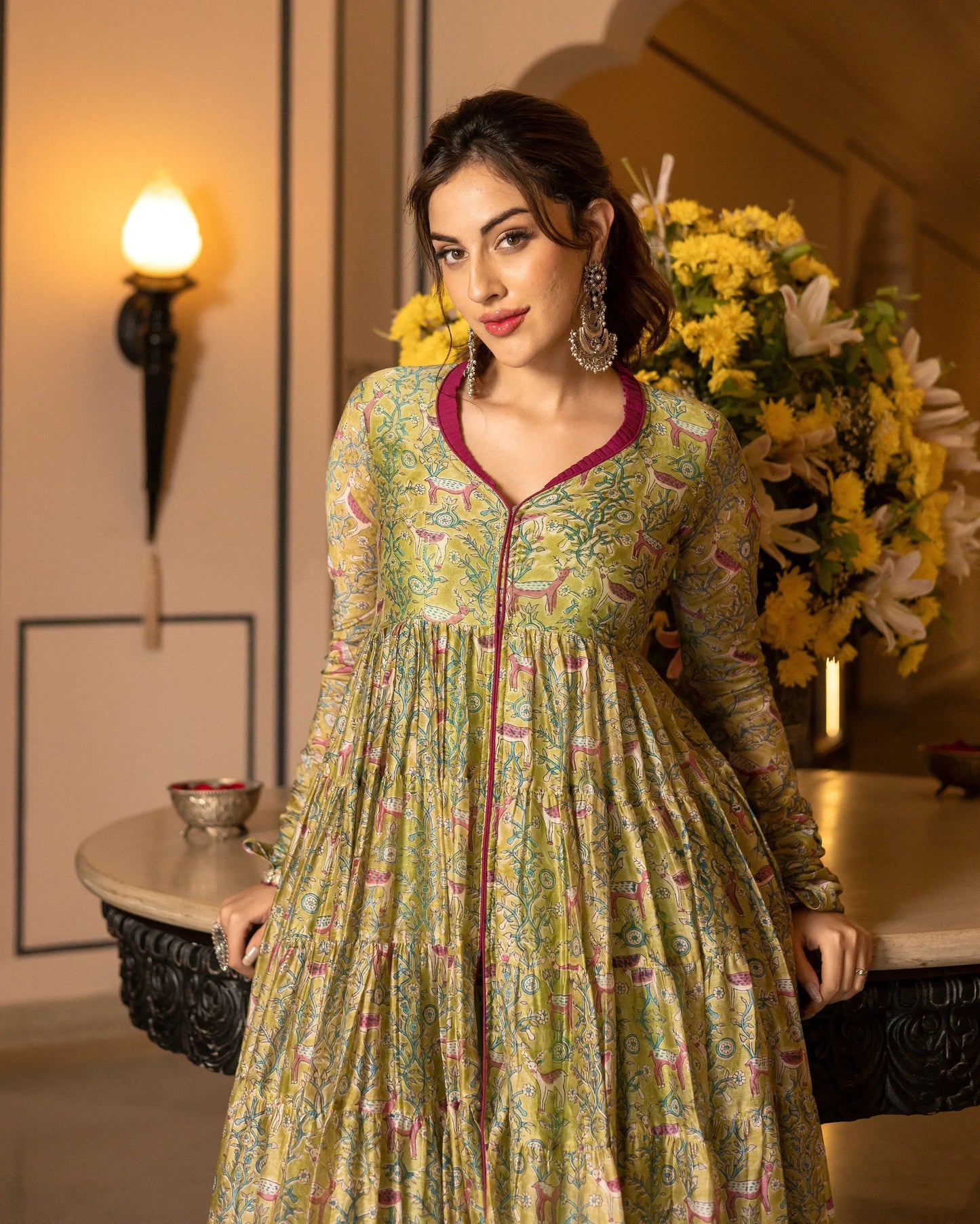 Samyukta Chanderi Gotapatti Sharara Set My Store