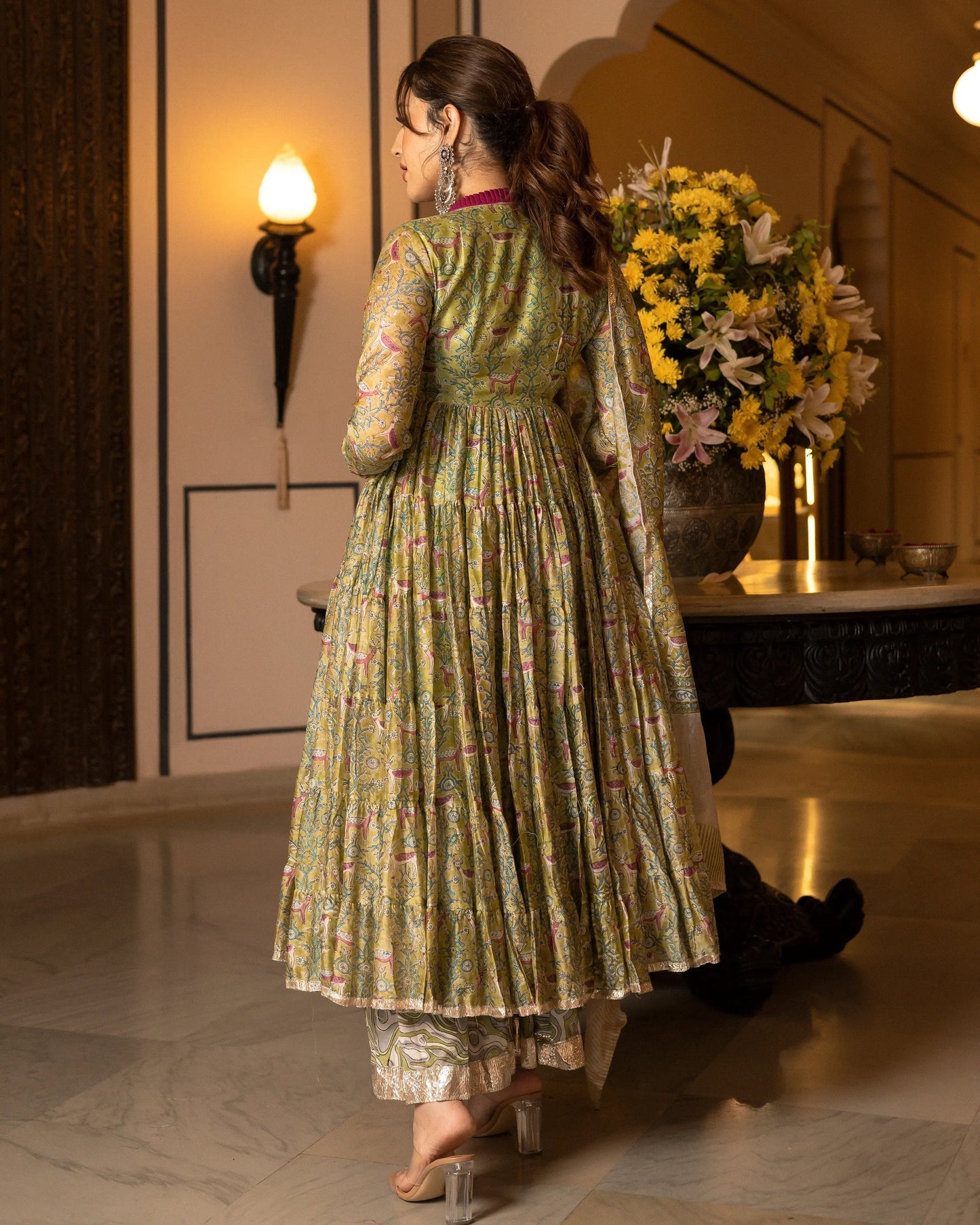 Samyukta Chanderi Gotapatti Sharara Set My Store