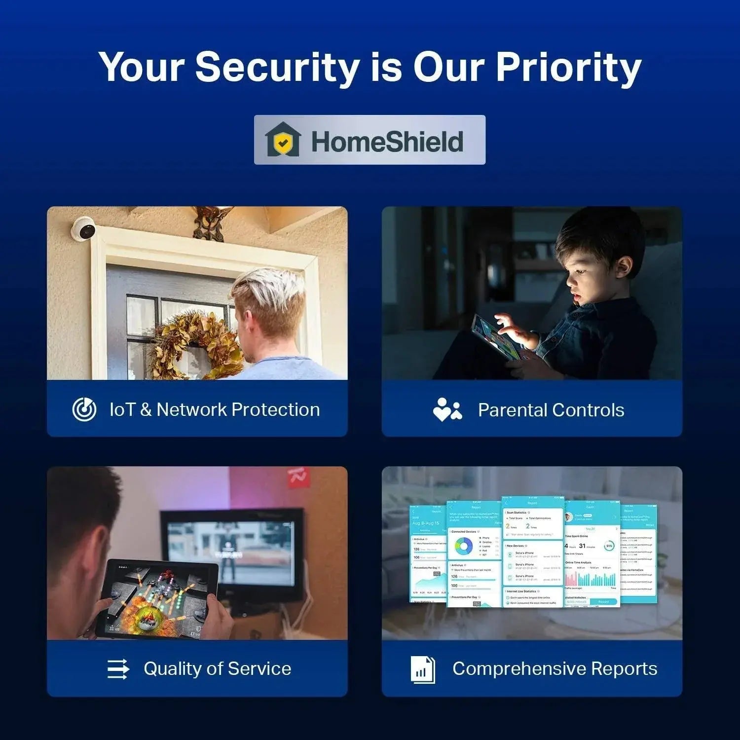 TP-Link Archer AX90 AX6600 Tri-Band Gigabit Wi-Fi 6 Wireless WiFi Router