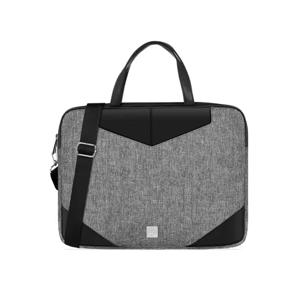 Fingers IconicCraft Luxury Laptop Bag with Handle & Luggage Strap Multi-compartments, Smart