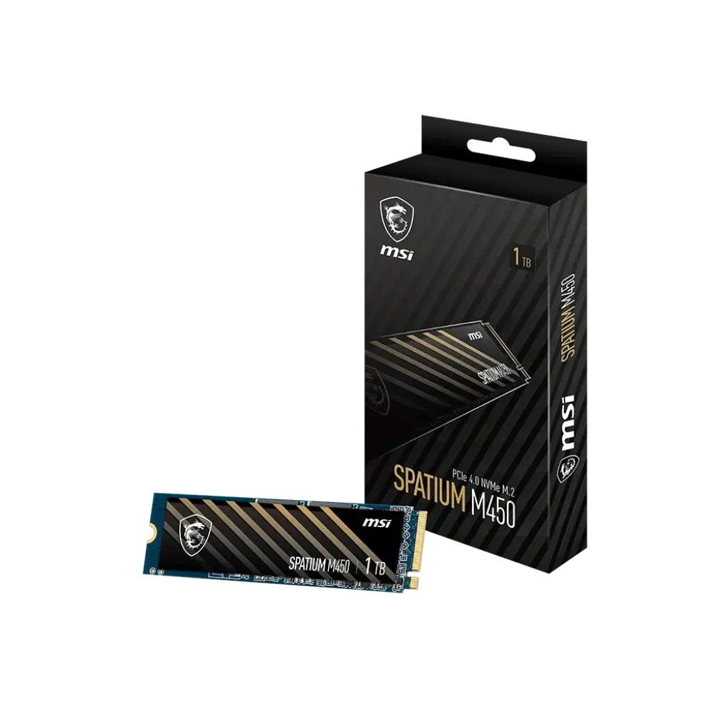 MSI SPATIUM M450 1TB PCIe 4.0 NVMe M.2 Internal SSD My Store