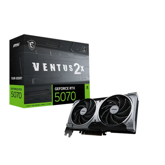 MSI GeForce RTX 5070 12G VENTUS 2X GDDR7 Graphics Card