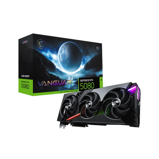 MSI GeForce RTX 5080 16G VANGUARD SOC GDDR7 Graphics Card