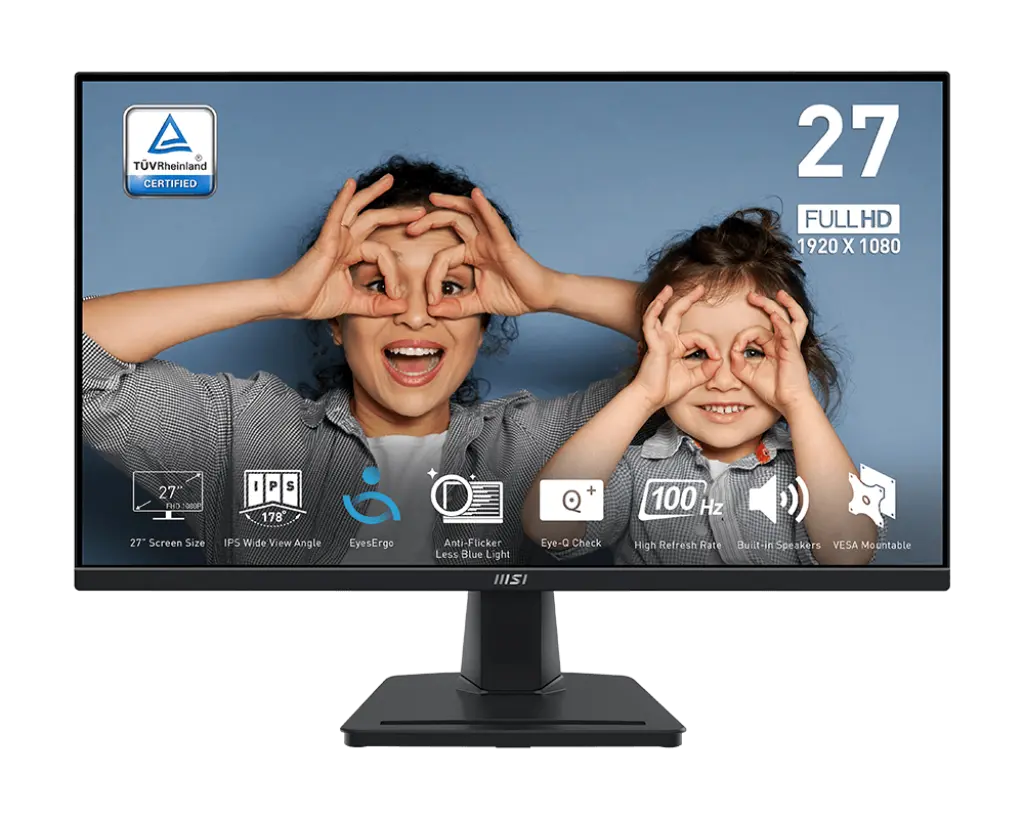 MSI PRO MP275 27" 1080P FHD 100Hz 4ms IPS Business Monitor My Store