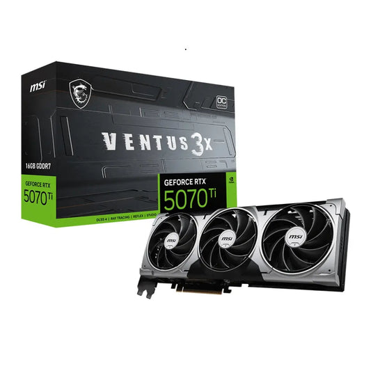 MSI GeForce RTX 5070 Ti 16G VENTUS 3X OC GDDR7 Graphics Card