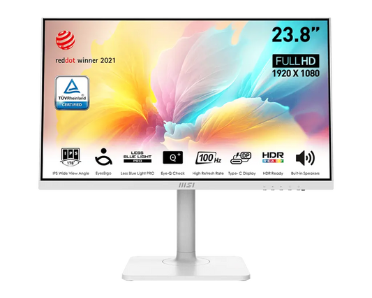 MSI Modern MD2412PW 24"FHD 4ms 100Hz IPS Built-in Speakers Office Monitor My Store