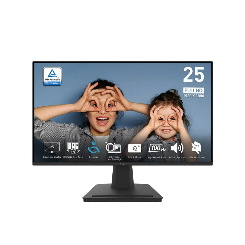 MSI PRO MP252 25" FHD 100Hz 1ms Built-in-Speaker Business IPS Monitor My Store