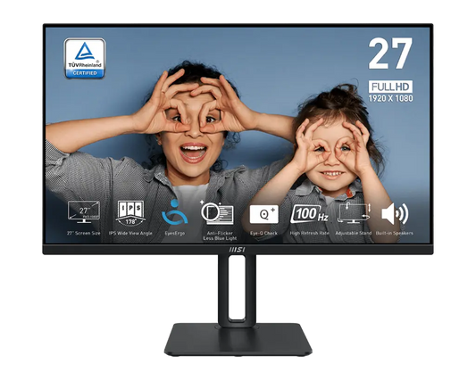 MSI PRO MP275P 27" 1080P FHD 100Hz 1ms IPS Business Monitor My Store
