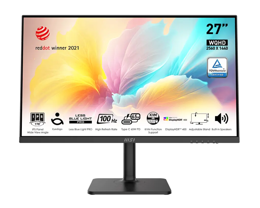 MSI Modern MD272QXP 27" WQHD 2K 100Hz IPS Gaming Monitor My Store