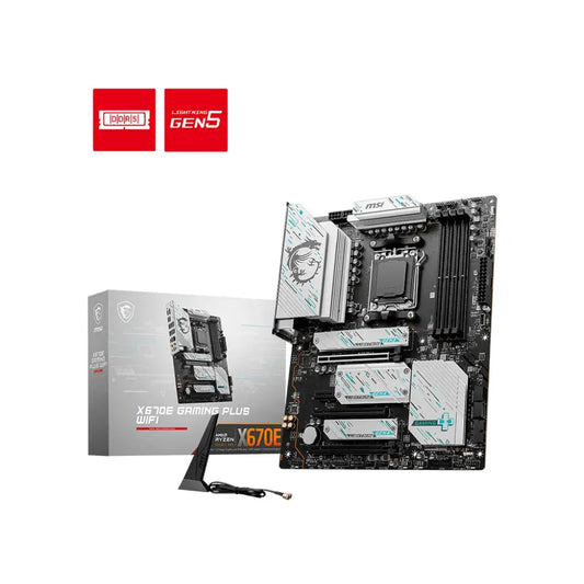 MSI X670E Gaming Plus DDR5 WIFI AMD AM5 Full-ATX Motherboard