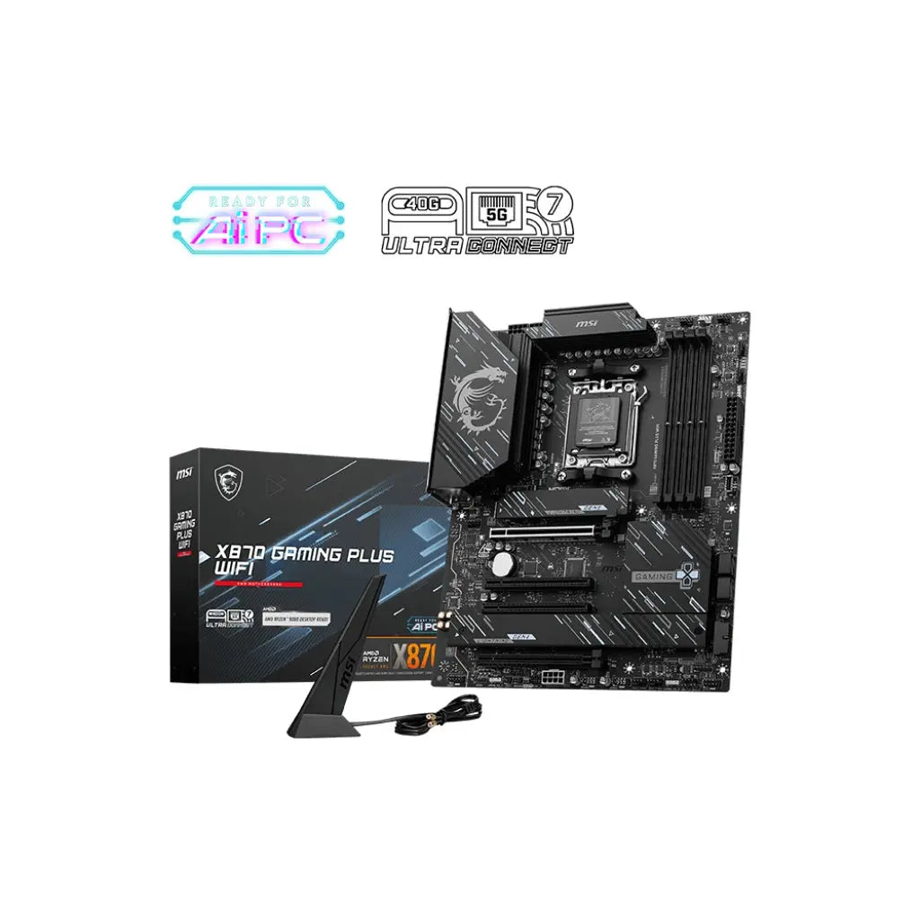 MSI X870 Gaming Plus WIFI DDR5 AMD AM5 Full-ATX Motherboard