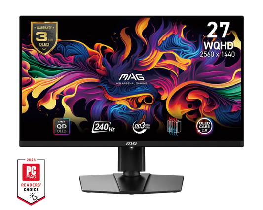 MSI MAG 271QPX QD-OLED E2 27" WQHD 240Hz 0.3ms Gaming Monitor My Store
