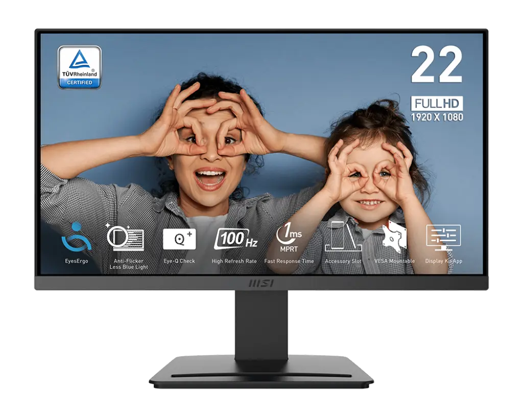 MSI PRO MP223 E2 21.5" Full-HD 100Hz 1ms Business Monitor My Store