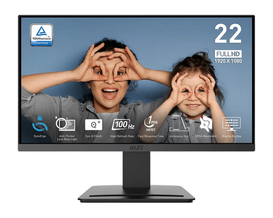 MSI PRO MP223 E2 21.5" Full-HD 100Hz 1ms Business Monitor My Store