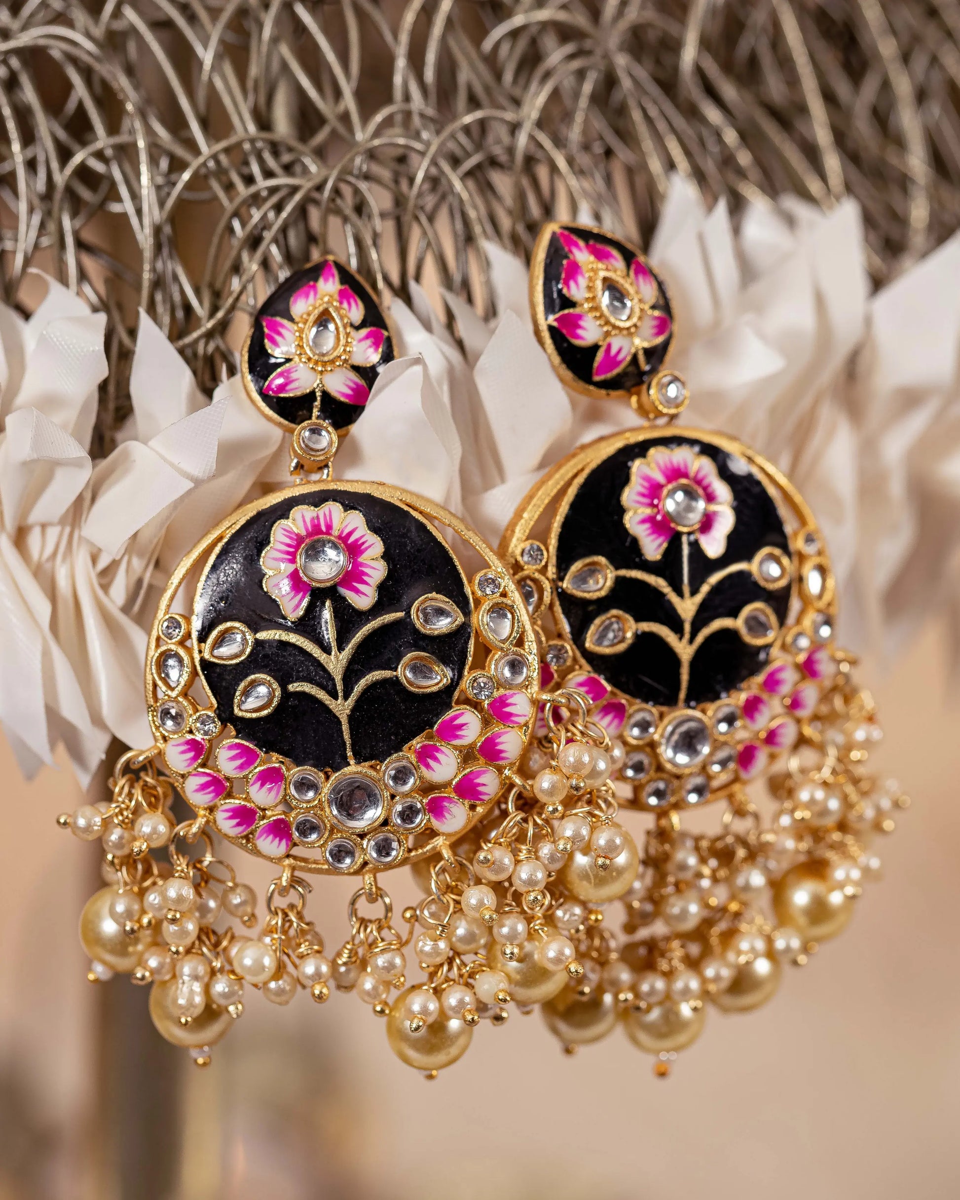 Deep Roots Handcrafted Brass Earrings My Store