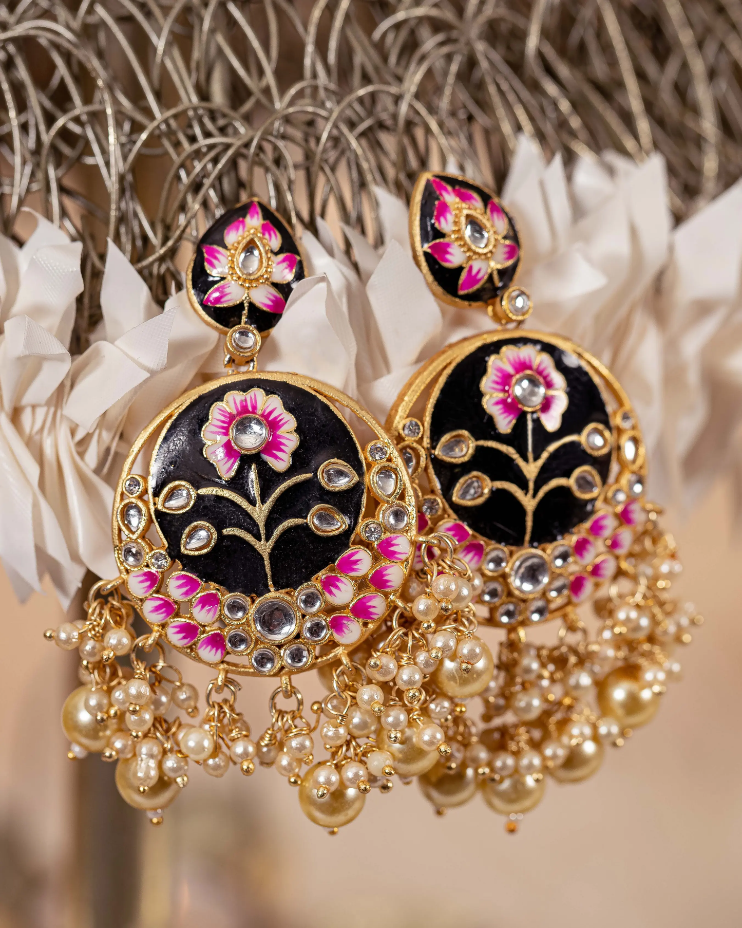 Deep Roots Handcrafted Brass Earrings My Store