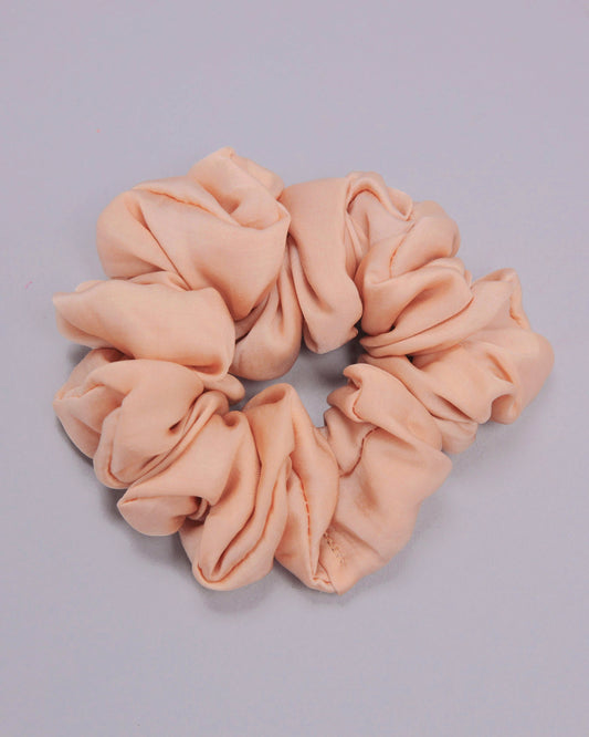 Honey Peach Satin Scrunchie My Store