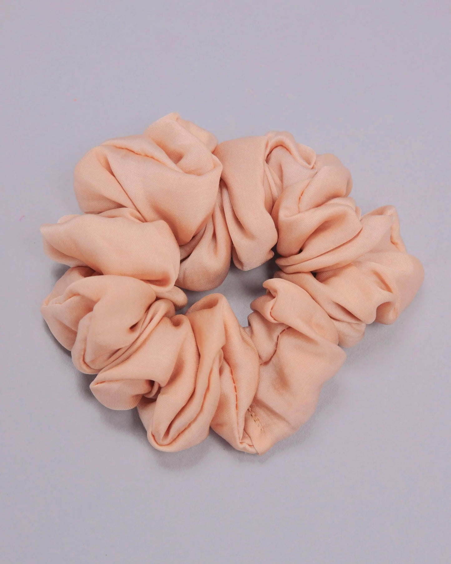 Honey Peach Satin Scrunchie My Store