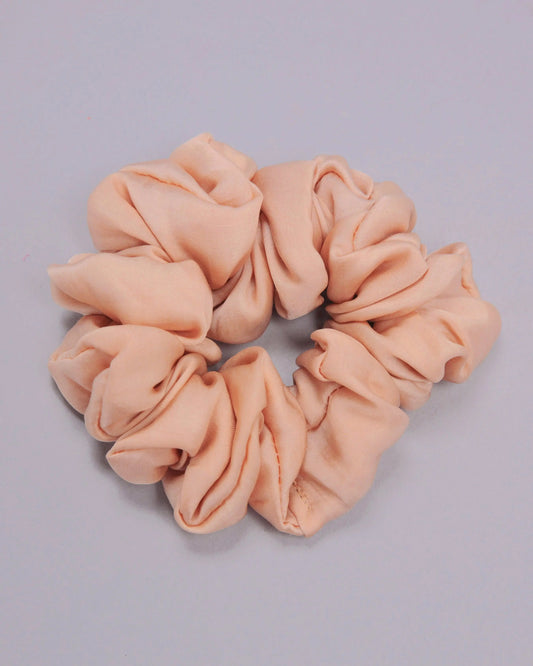 Honey Peach Satin Scrunchie My Store