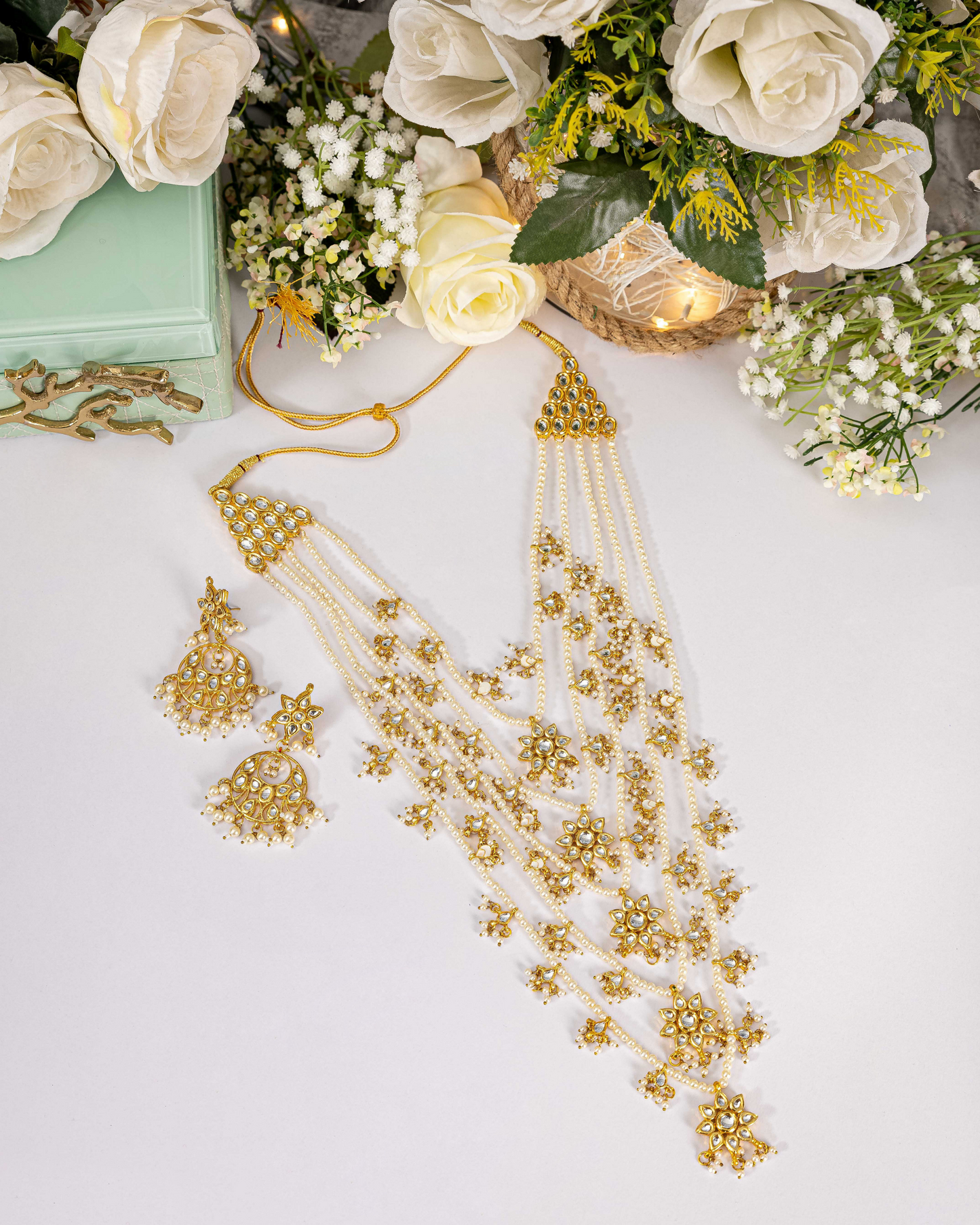 Pile Of Pearls Handcrafted Necklace Quick Cart