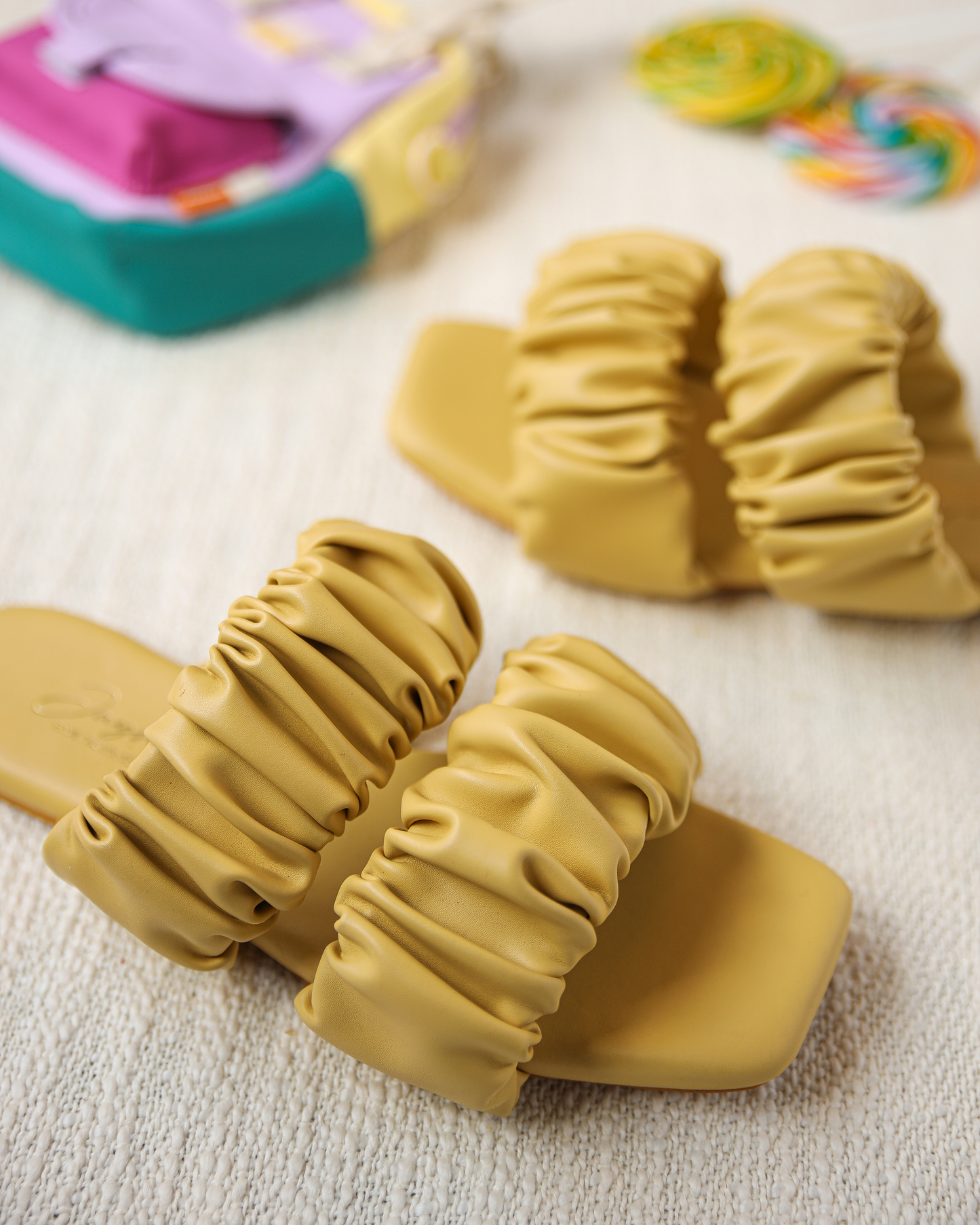 Dusty Cocoon Gathered Flats My Store