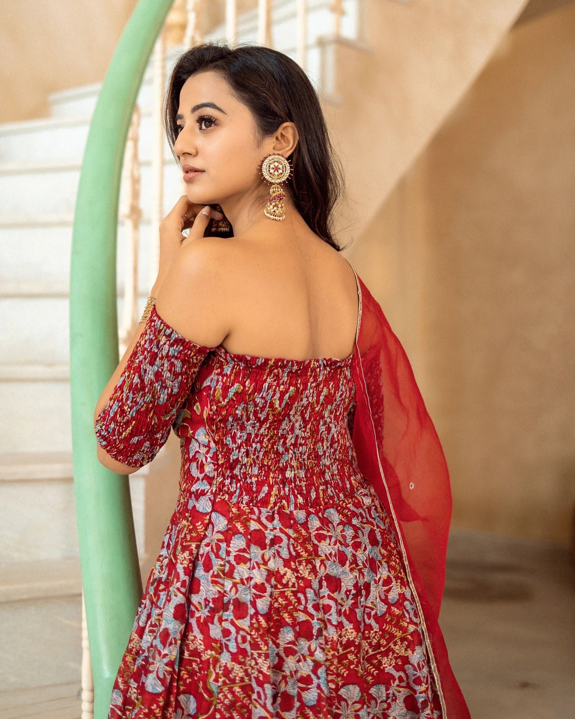 Gulaabo Chanderi Suit Set My Store