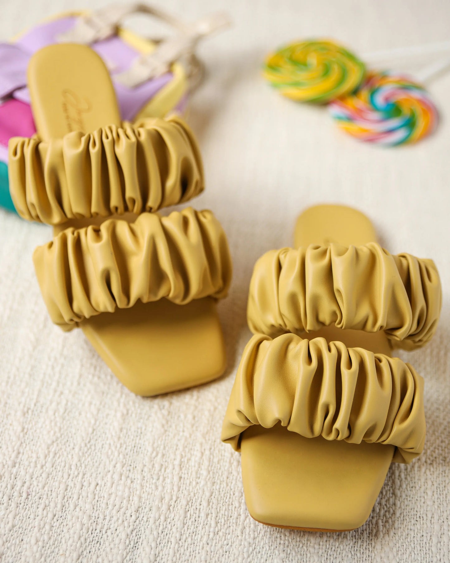 Dusty Cocoon Gathered Flats My Store