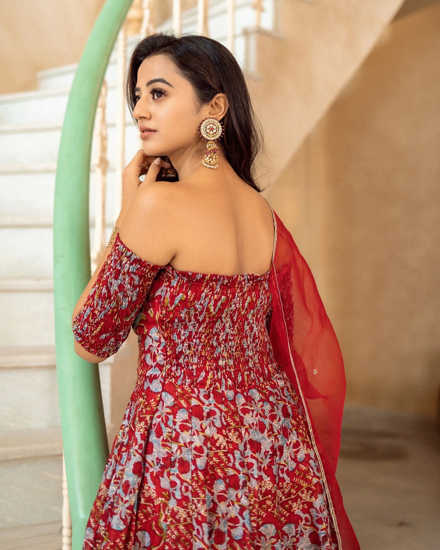 Gulaabo Chanderi Suit Set My Store