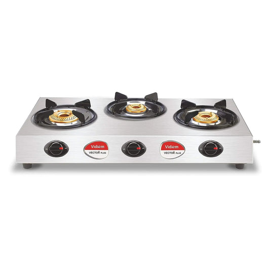 VECTOR NERO 3Burner Gas Stove My Store