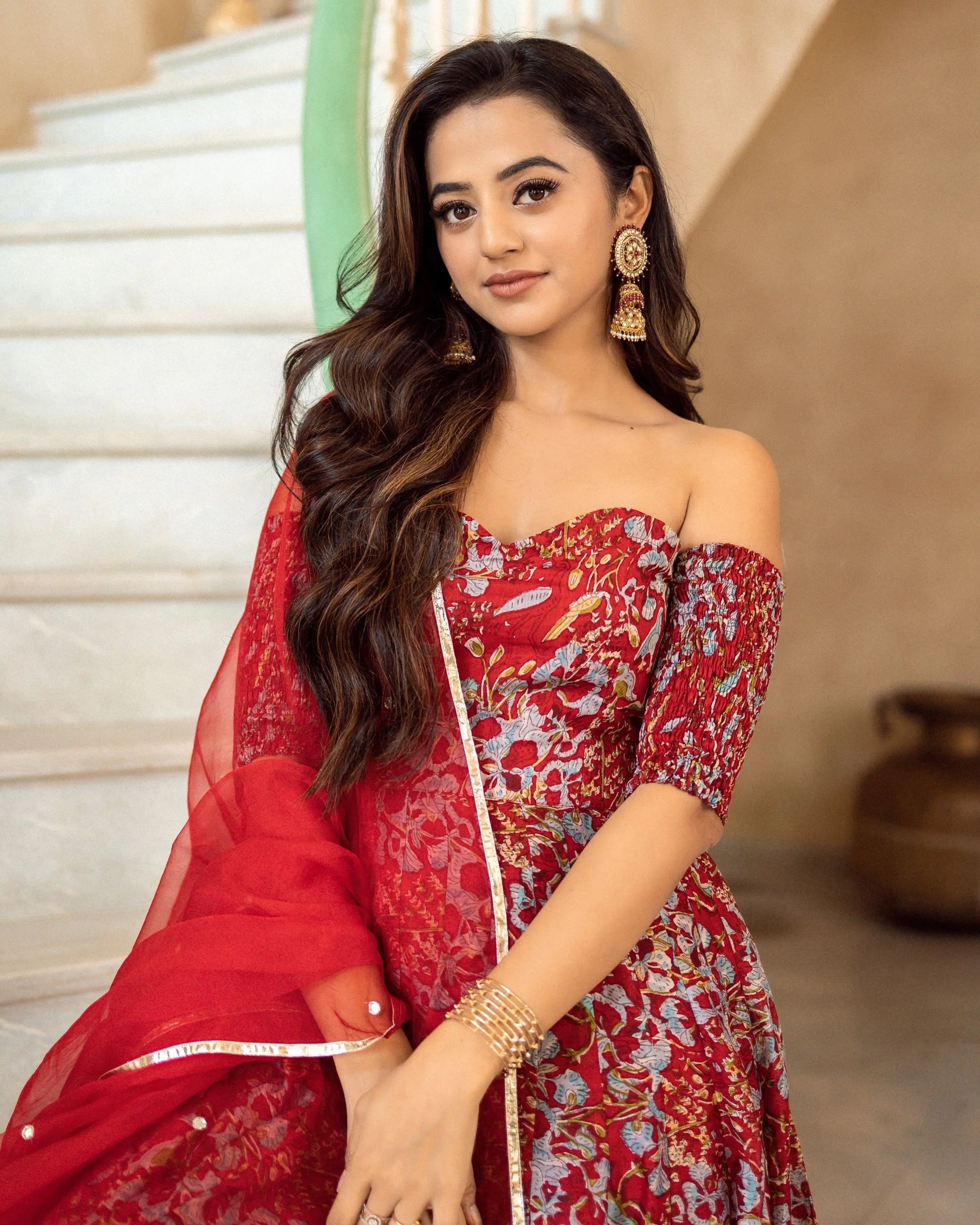 Gulaabo Chanderi Suit Set My Store