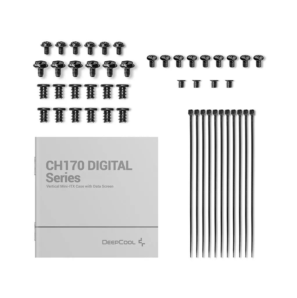 DeepCool CH170 Digital Mini ITX Computer Cabinet - Black