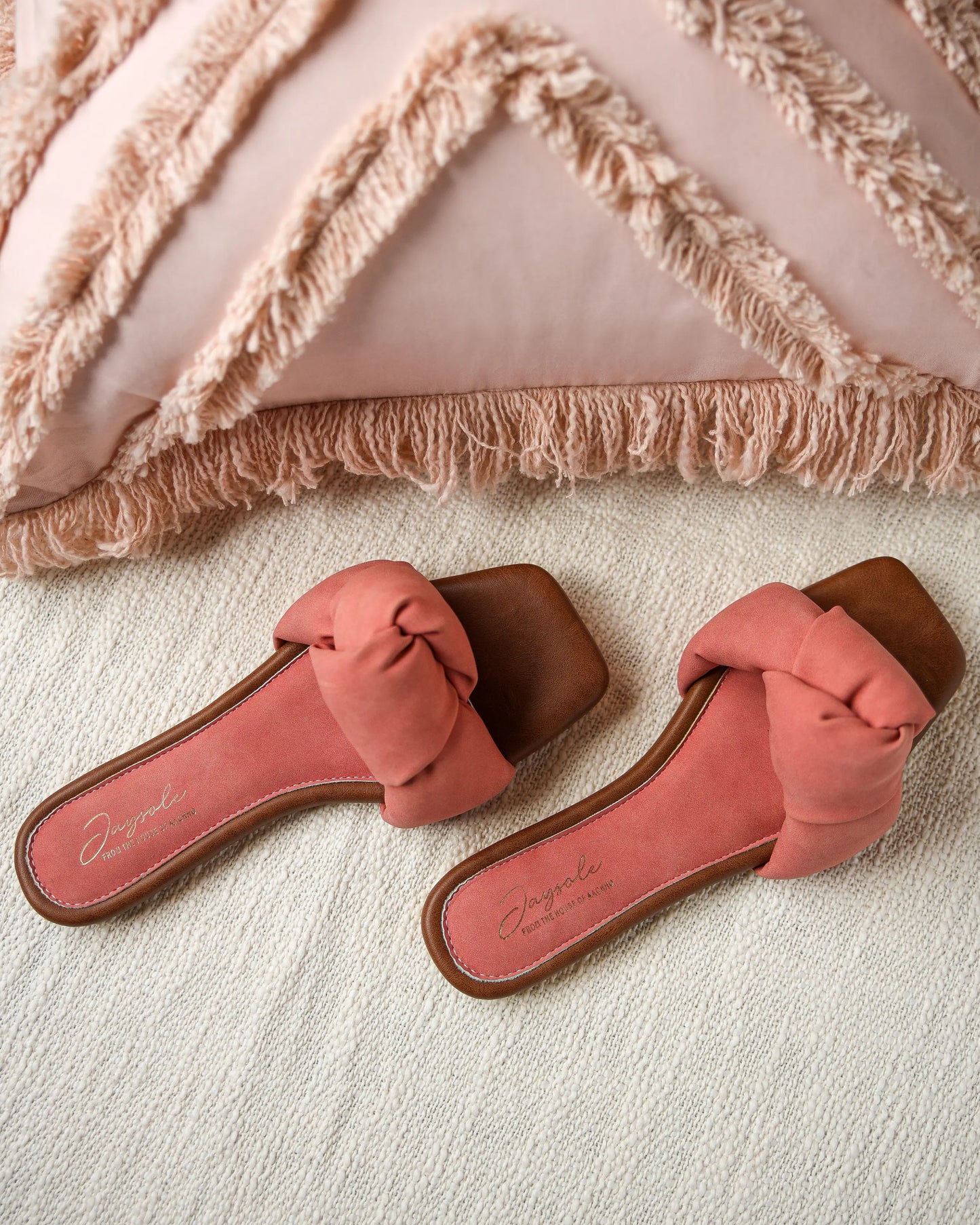 Teaberry Knoted Flats My Store