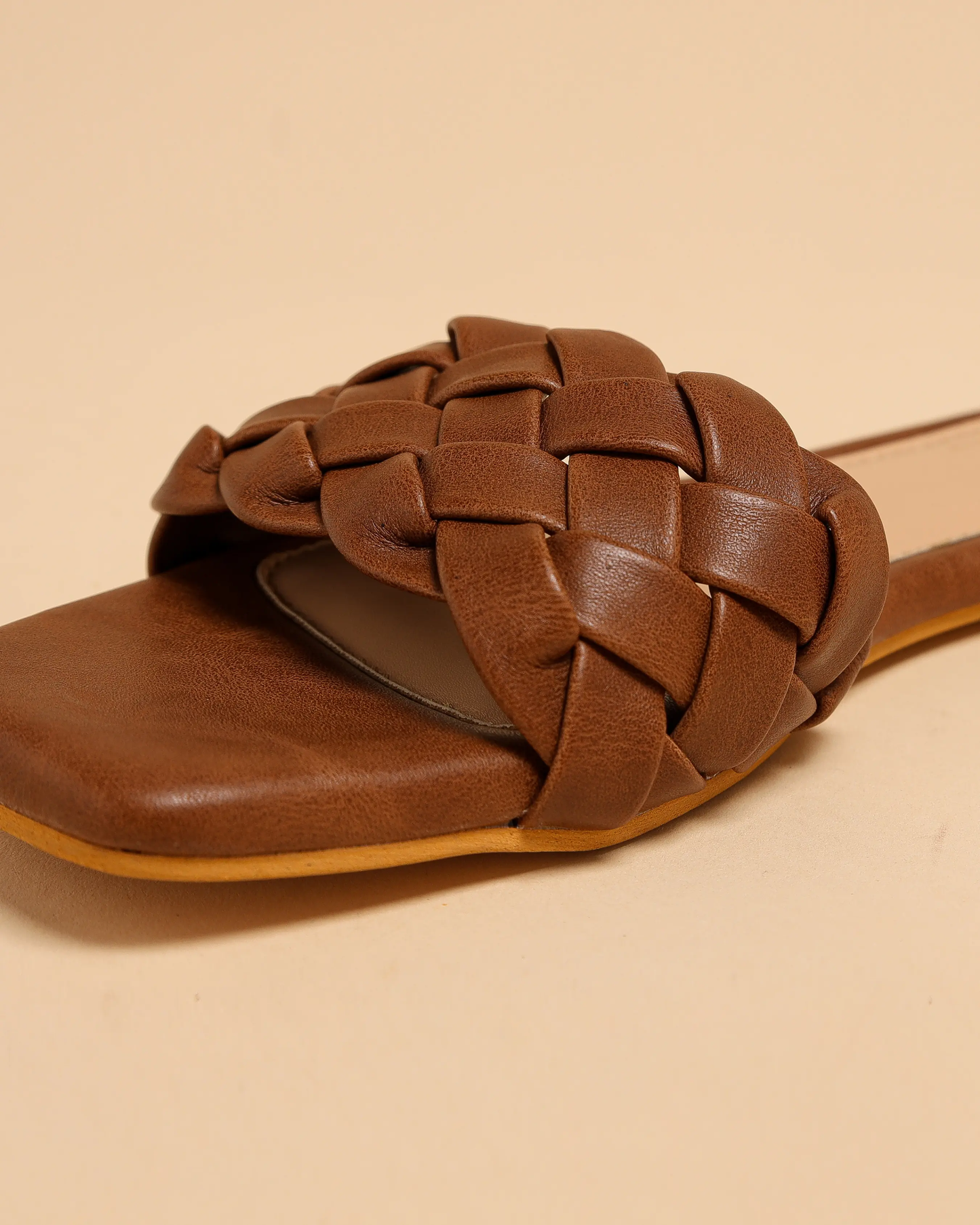 Sand Shell Braided Slides My Store