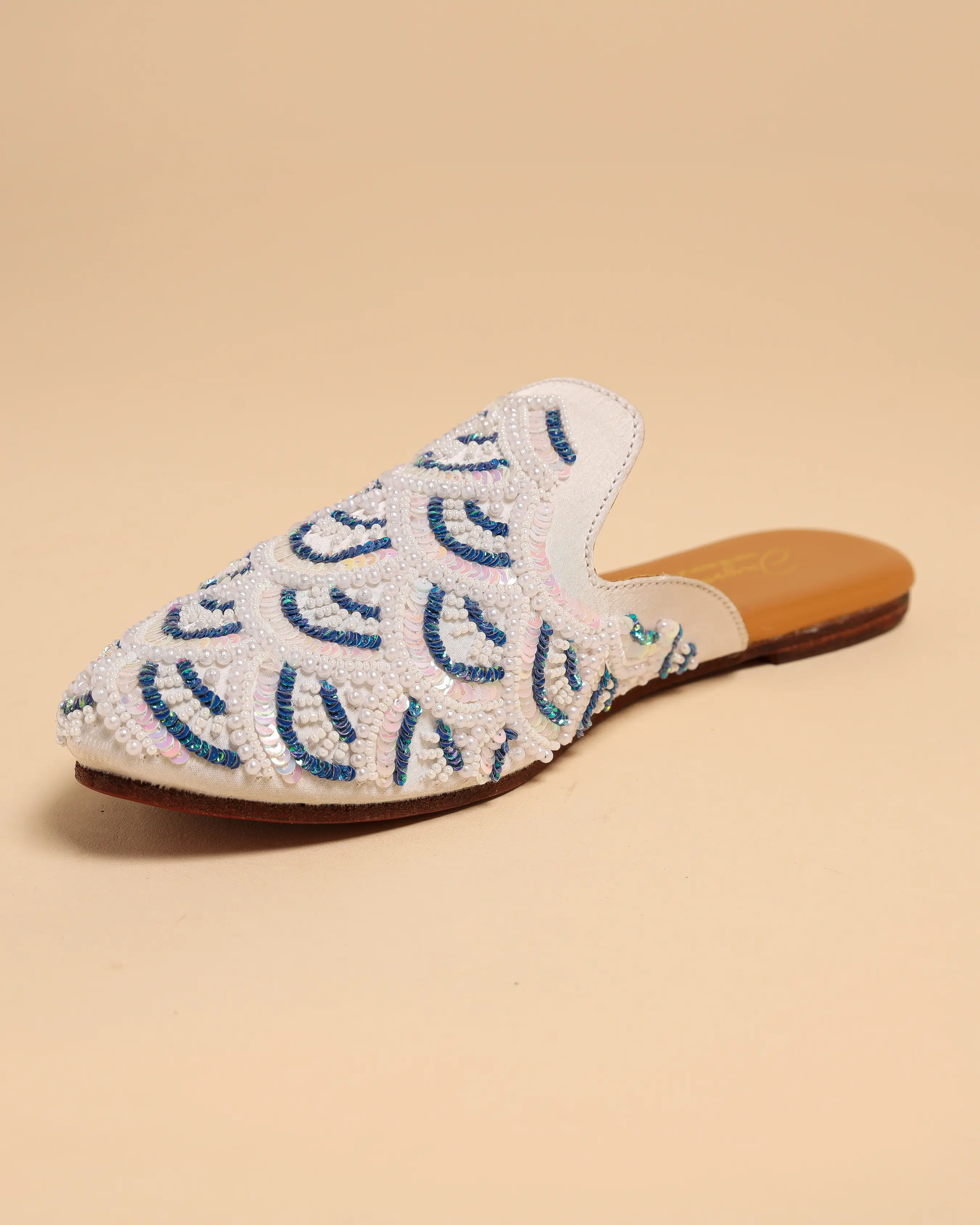 Blissful Blue Handcrafted Mules My Store