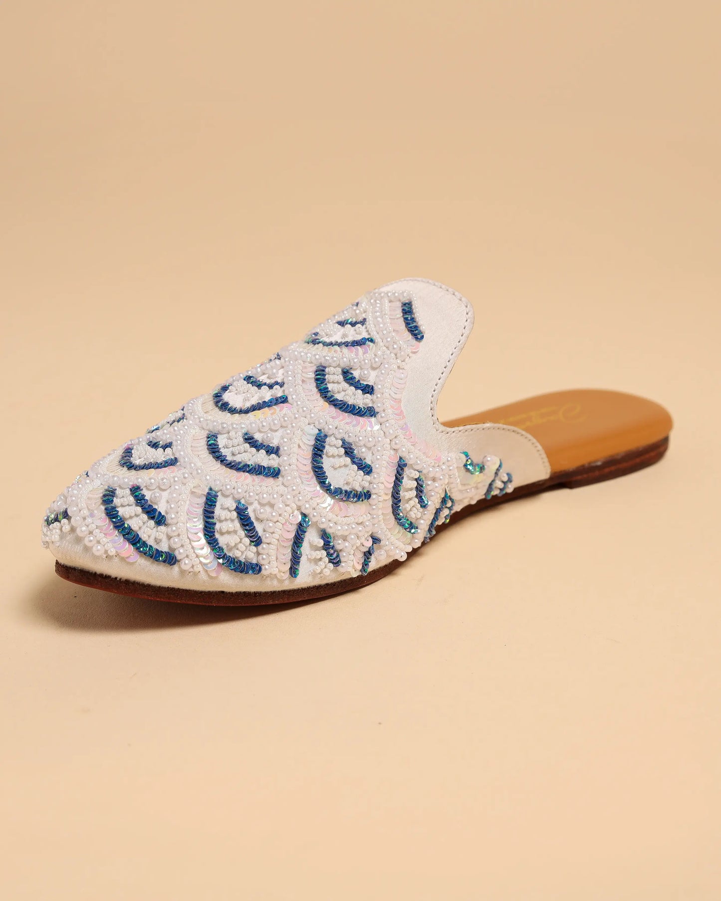 Blissful Blue Handcrafted Mules My Store