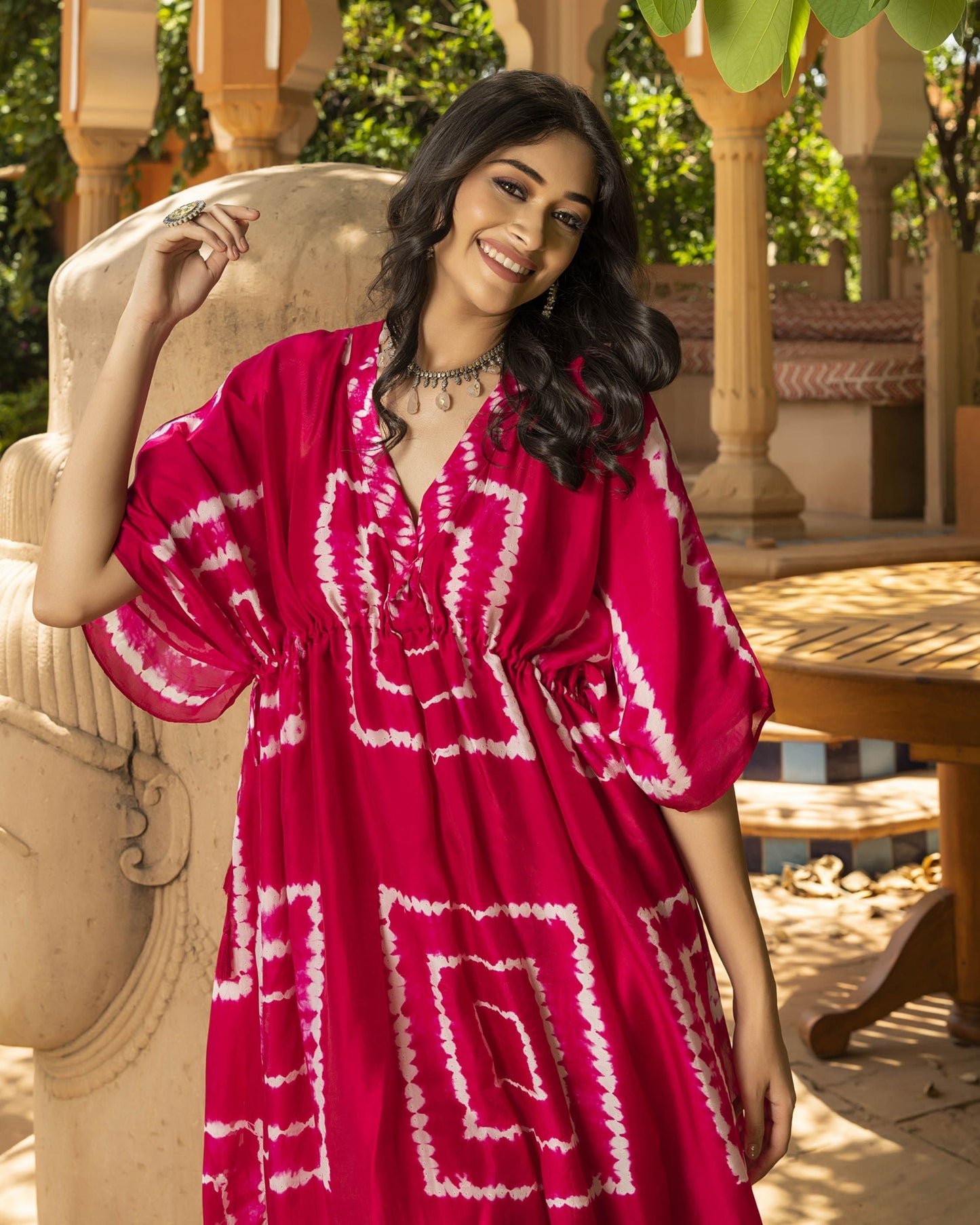 Luna Silk Tie & Dye Kurta Set My Store